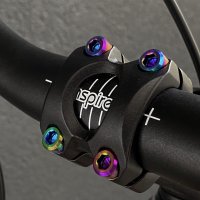 M6 Rainbow Titanium Stem Bolts